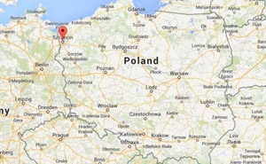 Poland Map-Szczecin Poland Map-Szczecin